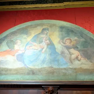 Мадонна с Младенцем и двумя ангелами, Тициан, 1525-30 г. Дворец Дожей