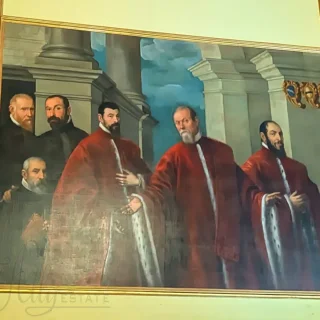 Портрет трех Авогадори, Робусти Доменико, 1627 г. Дворец Дожей