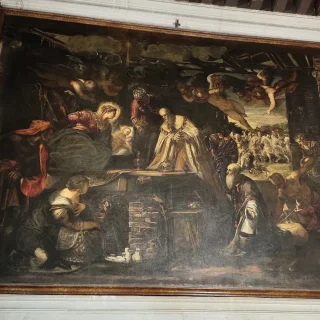Поклонение волхвов, Тинторетто, 1582 г. Скуола Сан-Рокко
