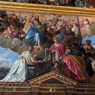 Вотивный портрет дожа Себастьяно Веньера, Веронезе Паоло, 1581-1582 г. Дворец Дожей