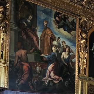 Дож Франческо Веньер представляет Венеции подвластные города, Пальма Младший, 1595 г. Дворец Дожей