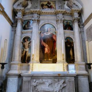 Полиптих Санта-Барбора, Пальма Старший, 1523 г. Церковь Санта-Мария Формоза