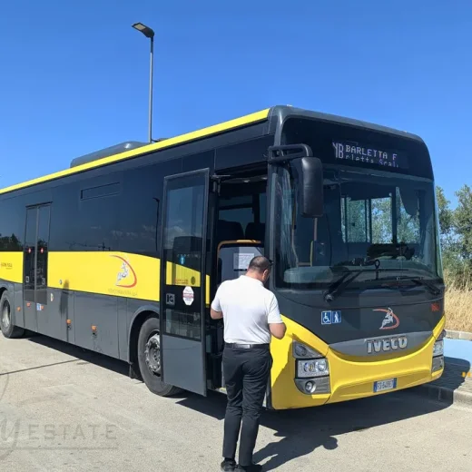 От Андрии в Барлетту на автобусе