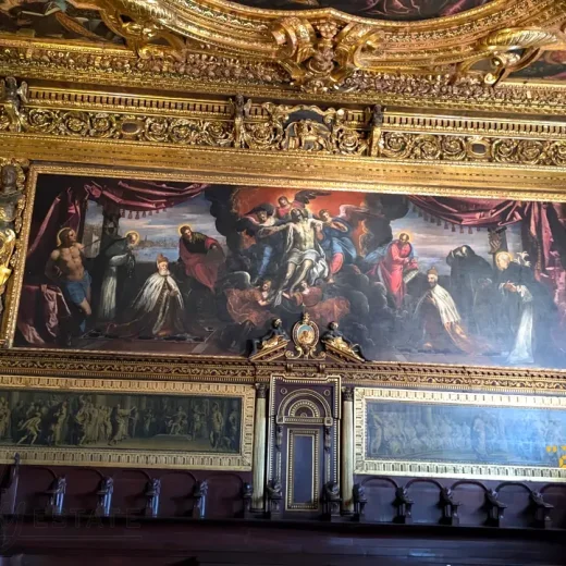 Зал Сената Дворца Дожей Венеции