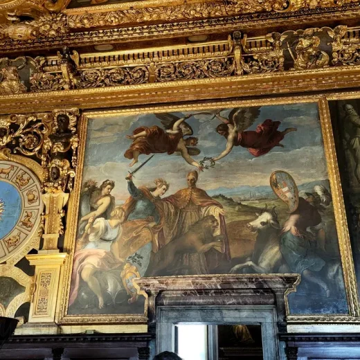 Зал Сената Дворца Дожей Венеции