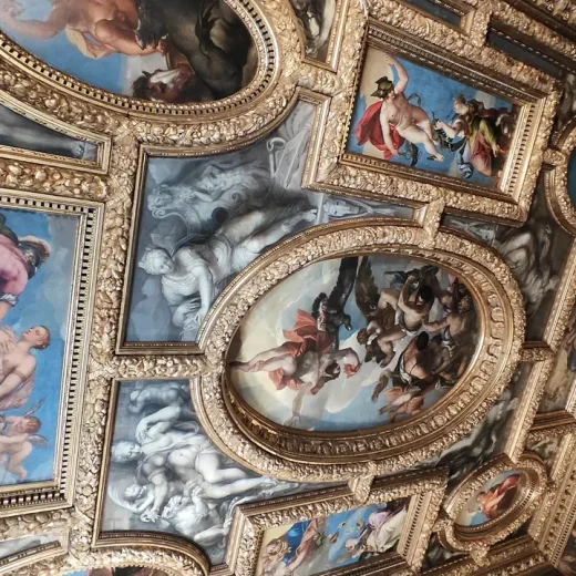 Потолок зала Совета Десяти Дворца Дожей Венеции