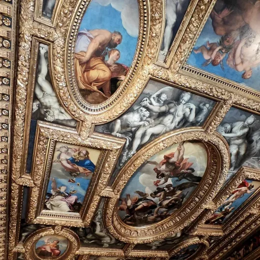 Потолок зала Совета Десяти Дворца Дожей Венеции