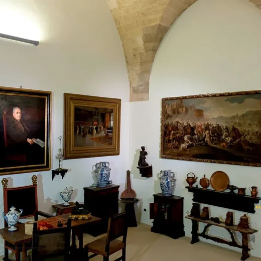 Экспозиции в замке Барлетты