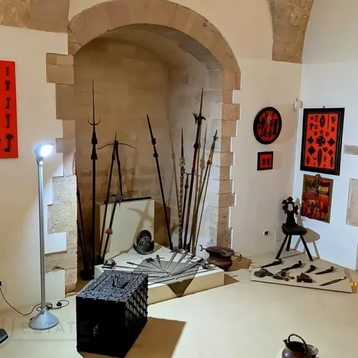 Экспозиции в замке Барлетты